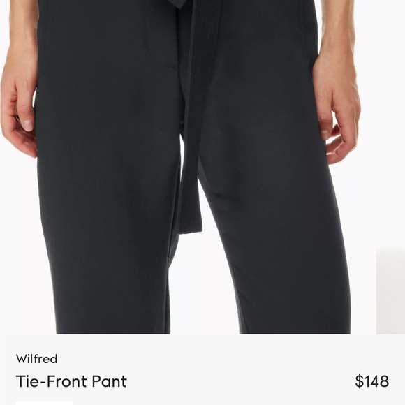 Aritzia Wilfred Tie-Front Pant - Picture 5 of 7